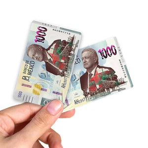All Pesos of AMLO Debit Card Stickers | Removable Debit Card Skin Stickers