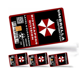 Umbrella Corporation Bioweapons Division Credit Card Skin - Bold and Durable Custom Card Cover