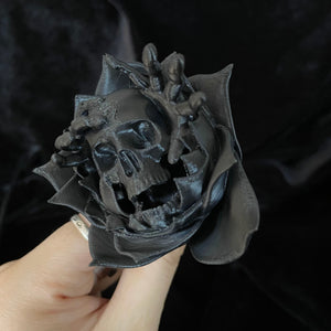 The Tormented Flower - 3D Printed Gothic Dark Home Decor with Decorative Floral Ornaments, Perfect for Collectors and Unique Gifts