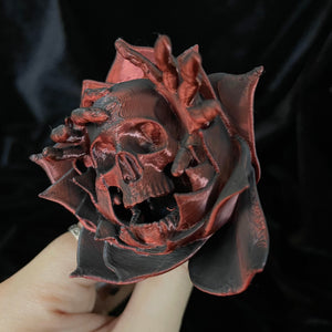 The Tormented Flower - 3D Printed Gothic Dark Home Decor with Decorative Floral Ornaments, Perfect for Collectors and Unique Gifts