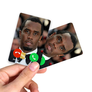 Celebrity Calling Credit Card Skin - Fun and Durable Pop Culture Card Cover