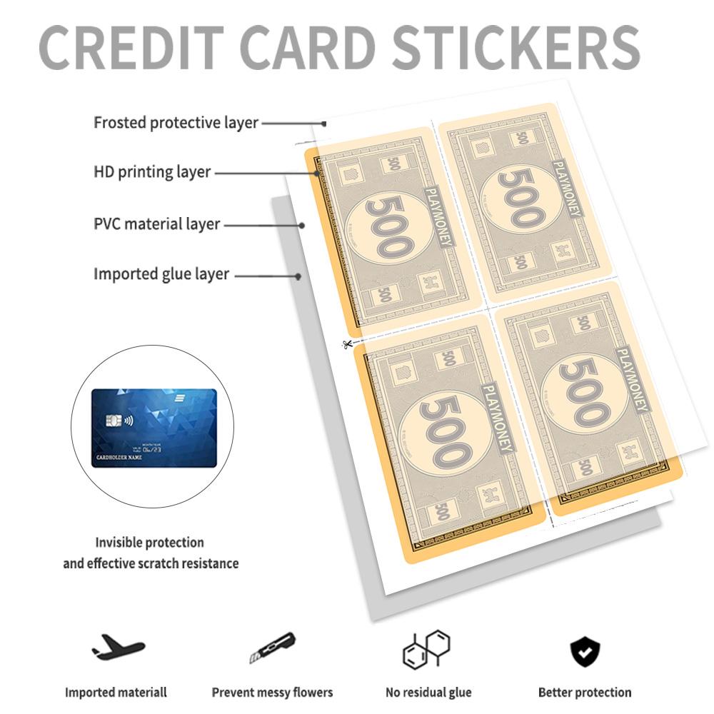 PlayMoney Credit Card Skin- Humorous and Durable Custom Card Cover