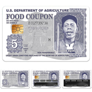Vintage Food Coupon Design Credit Card Skin Sticker - Classic and Durable Card Cover for Unique Personalization
