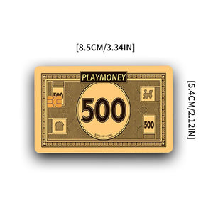 PlayMoney Credit Card Skin- Humorous and Durable Custom Card Cover