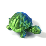 3D Printed Turtle Figurine - Cute Ocean Animal Statue With Articulated Joints For Posing