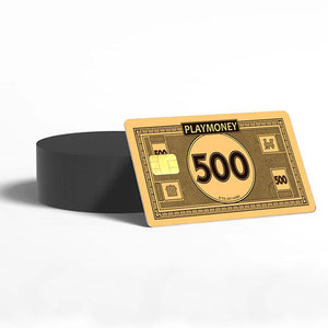 PlayMoney Credit Card Skin- Humorous and Durable Custom Card Cover