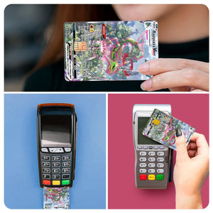 Rayquaza VMAX Pokemon Card Credit Card Skin Sticker - Legendary and Durable Card Cover for Pokemon Fans