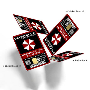 Umbrella Corporation Bioweapons Division Credit Card Skin - Bold and Durable Custom Card Cover