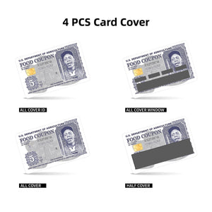 Vintage Food Coupon Design Credit Card Skin Sticker - Classic and Durable Card Cover for Unique Personalization