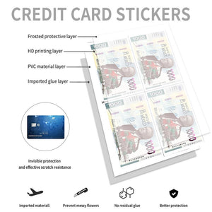 All Pesos of AMLO Debit Card Stickers | Removable Debit Card Skin Stickers