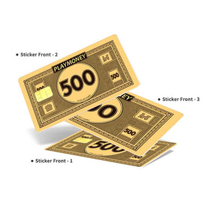 PlayMoney Credit Card Skin- Humorous and Durable Custom Card Cover