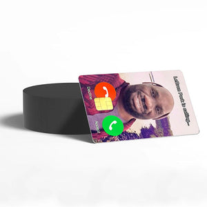 LeBron Pork Is Calling Credit Card Skin - Humorous and Durable Meme-Inspired Card Cover