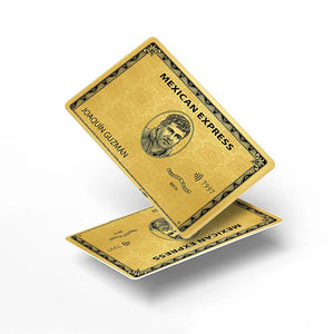Joaquin Guzman Mexican Express Debit Card Sticker