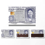 Vintage Food Coupon Design Credit Card Skin Sticker - Classic and Durable Card Cover for Unique Personalization