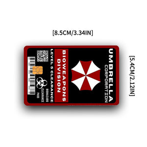 Umbrella Corporation Bioweapons Division Credit Card Skin - Bold and Durable Custom Card Cover