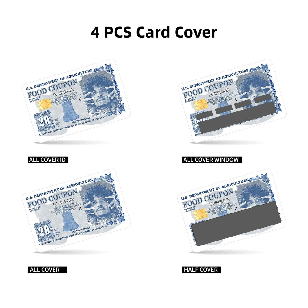 Funny Prince Food Coupon Design Credit Card Skin Sticker - Unique and Durable Card Cover for Personalized Style
